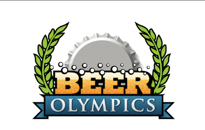 Beer Olympics Logo free throw fun logo