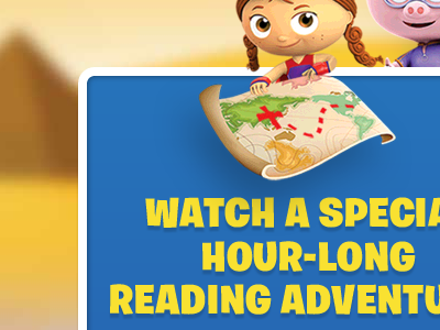 Super Why! Around The World Adventure css3 kids learn pbs tv ui video