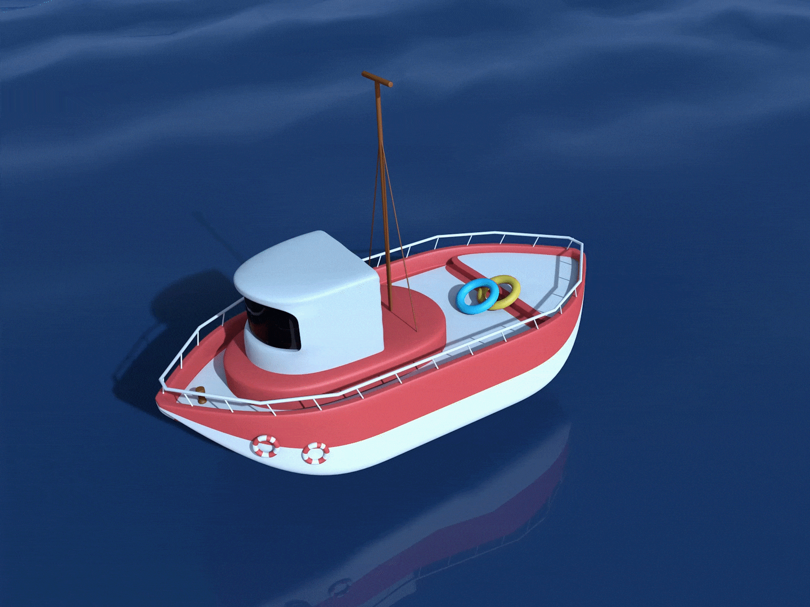 Boat c4d