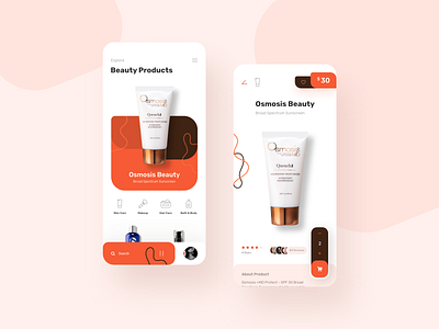 Beauty Products Ui Design By Akhil M On Dribbble