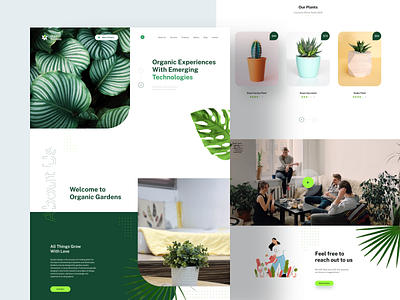 Organic Garden Landing Page