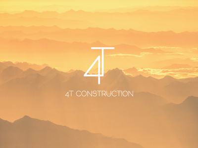 4 T Construction Logo 4 t ben jinkins construction logo