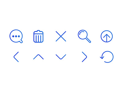 Growth Ramp Icons icons