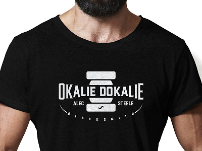 Okalie Dokalie Shirt Mockup blacksmith shirt design