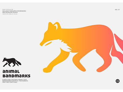 animal brandmark (fox)