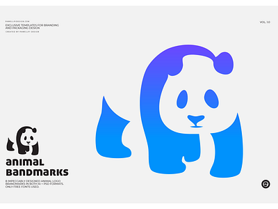 animal brandmark (Panda)