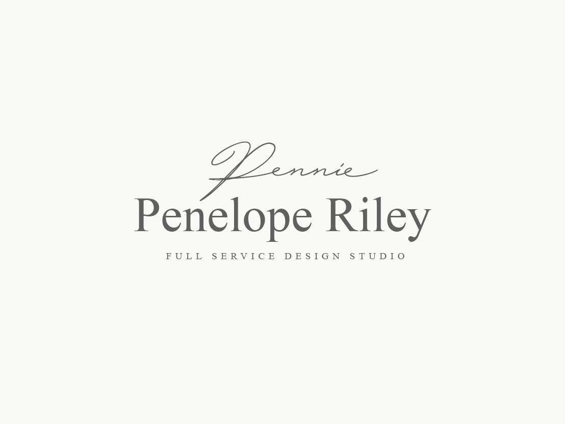 Penelope Riley logo by Pawellpi Design on Dribbble