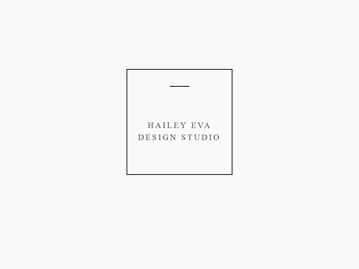 Hailey Eva logo branding collection design elegant feminine high end icon illustration logo minimal pawellpi premium the bundle typography vector