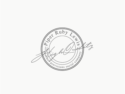 Piper Ruby Lewis logo