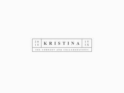 KRISTINA branding collection design elegant feminine high end icon illustration logo minimal pawellpi premium the bundle typography vector