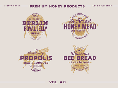 bee emblems bee beer beer label bees beetle branding emblem hone honey honey bee honeybee honeycomb honeymoon logo logo design logodesign logos logotype premium