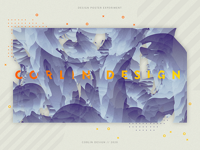 Abstract Design Poster Exploration denmark design dribbble illustration typography vector