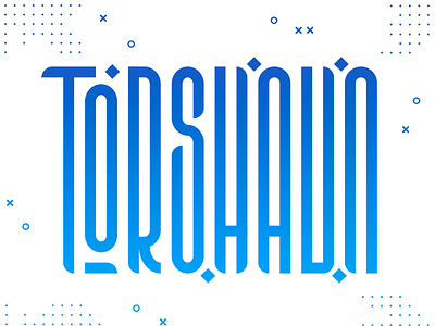 "Tórshavn" Stretched Lettering brand denmark design dribbble faroe islands logo torshavn typography vector