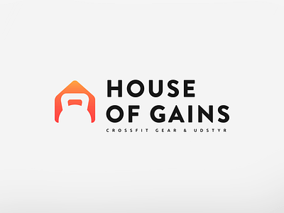 Logo Design | House of Gains brand crossfit danish denmark design dribbble gains house logo innovation likes start up start up startup startup branding startup logo startup marketing typography