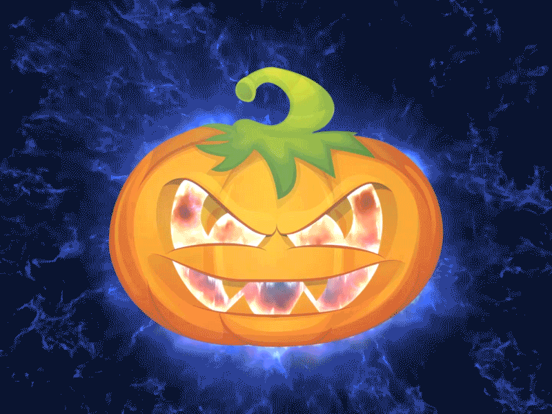Halloween 2018 after effects motion graphics smile illustration design festival light saber camera shake lighting scary creepy pumpkin animation gif halloween