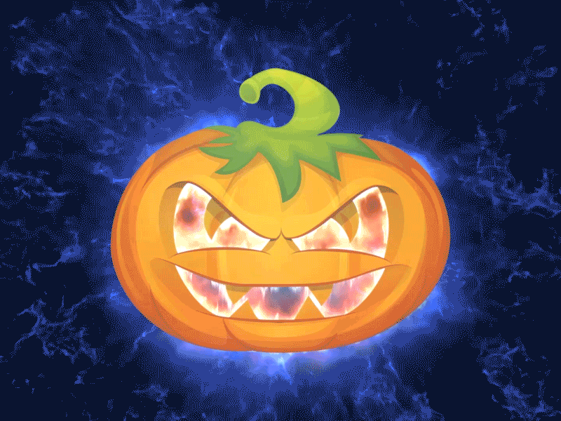 Halloween 2018 after effects animation camera shake creepy design festival gif halloween illustration light saber lighting motion graphics pumpkin scary smile