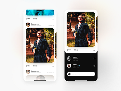 Redesigned Instagram Feed app application application design feed instagram instagram feed instagram post ios post ui ui design ux ux design