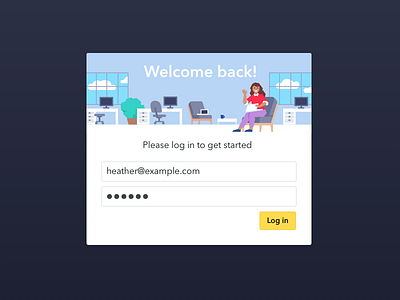 Login dialog