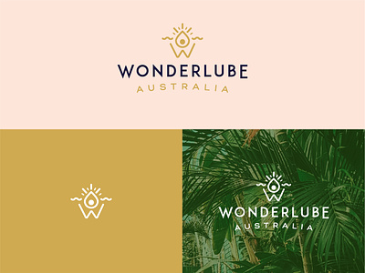 Wonderlube brand branding cosmetics cosmetics logo logo massage oils massage products vegan