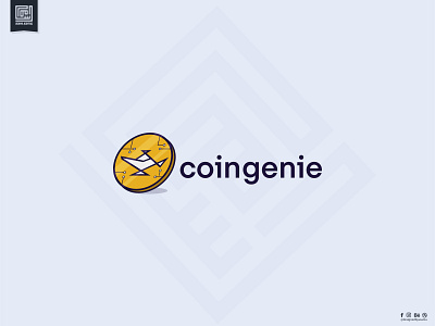 Logo design for Coingenie branding designed by usama graphic design logo logo design