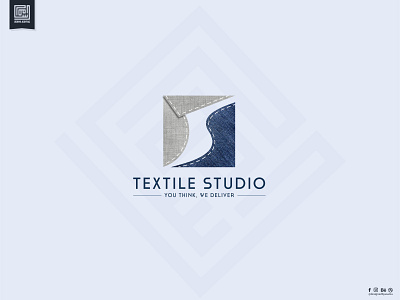 Logo design for Textile Studio branding designed by usama logo logo design textile studio