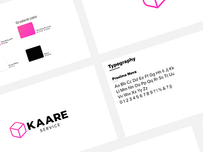 Kaare branding logo typography vector