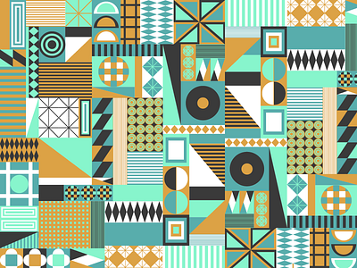 WSC Branding abstract geometric illustration pattern