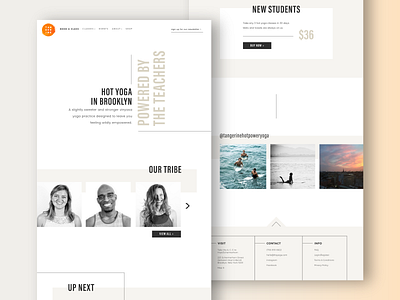 Yoga Website ui ux yoga website