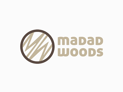 Madad Woods logo & identity branding design graphic