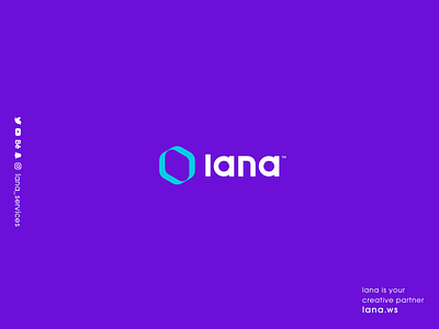 Lana Services LOGO animation brand branding design graphic illustration lana services logo typography ui ux vector web website
