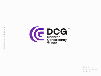 DCG LOGO animation brand branding design graphic illustration lana-services logo typography ui ux vector web website