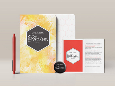 Thrive Guide branding design research thesis