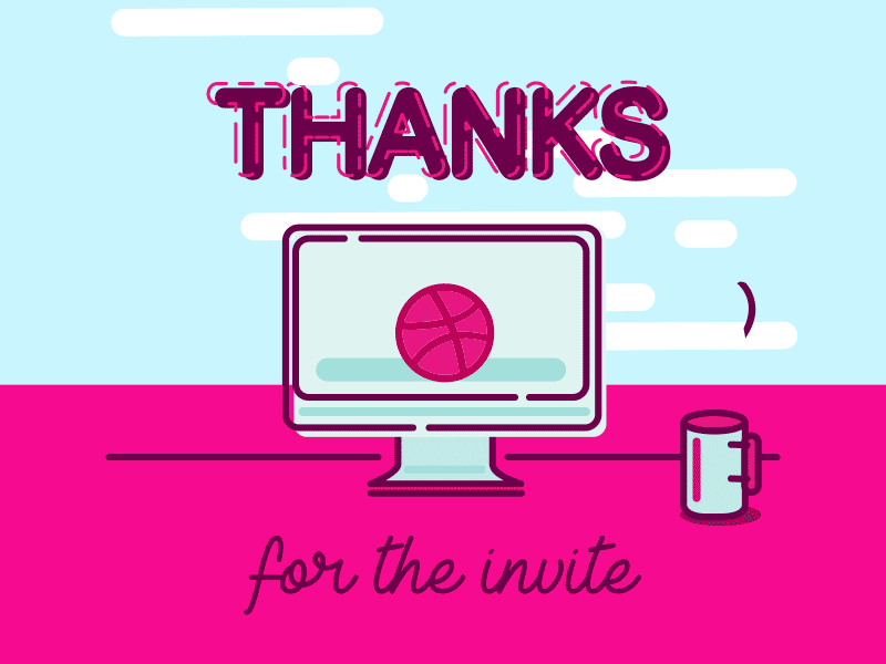 Thanks Dribbble after effects bodymovin motion graphics svg animation