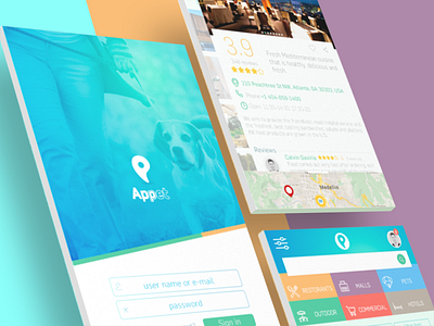 Appet Mockup app ui design ux