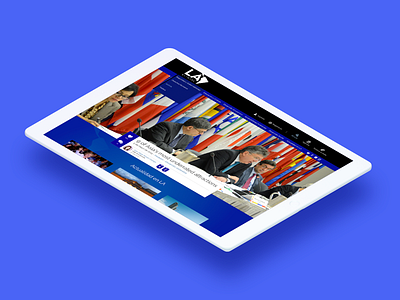 LA Network UI Design desktop tablet ui ui kit visual design web