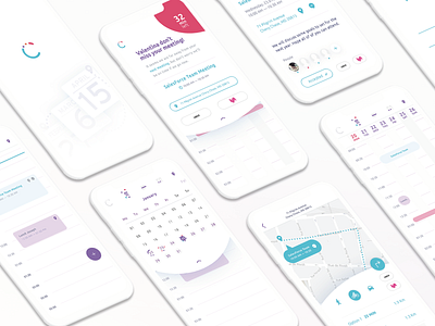 MyCal interaction design ux design visual design