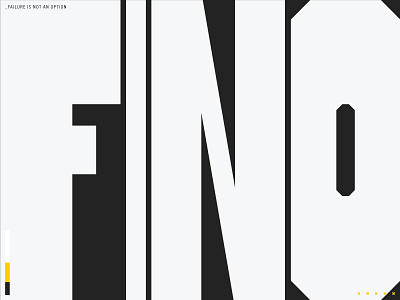 FINO_BOLD brand brand design brand identity branding capital design letter logo negative title type design typography