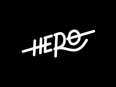 HERO branding branding concept design diagonal illustration logo logodesign logotype typography wip