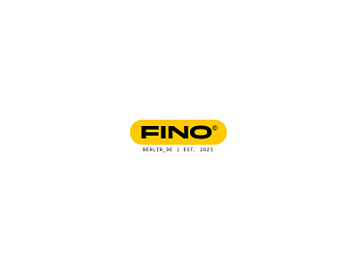 FINO_23 branding capital color palette design letter logo typography yellow
