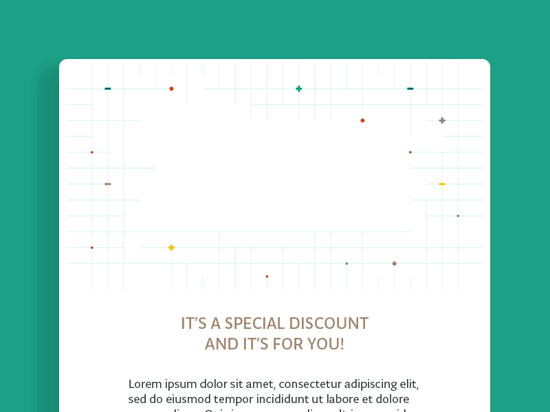 Here it comes the discount!