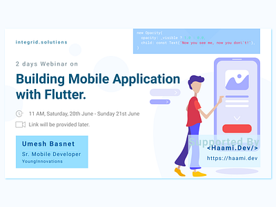 Building Mobile App using Flutter - Webinar