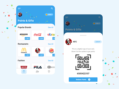 Loyalty App adobe xd app design mobile app ui ux