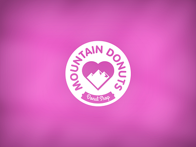 Mountain Donuts Logo Design