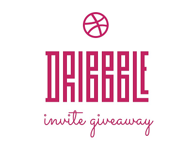 Dribbble Invite branding design dribbble icon illustration invite logo typography vector
