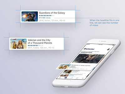 Movie Cards Explained app cinema explain ios mobile movie movies ui ux