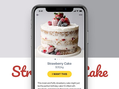 Strawberry Cake App