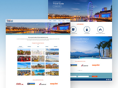 Travel agency website homepage navigation tourism travel ui design web desing