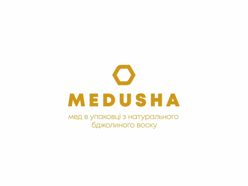 Medusha logo animation animated animation branding design illustration illustrator logo motion design vector