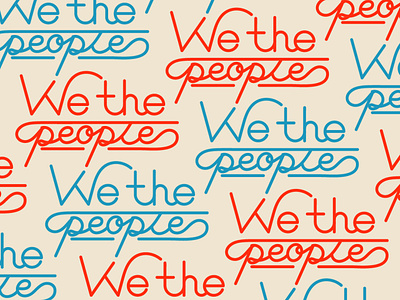 We the People lettering lettering art lettering fonts