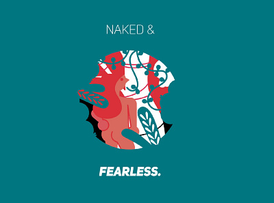 Naked and Afraid afraid and design designs illustration illustration art illustration design naked